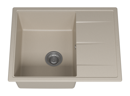 Кухонная мойка Misty Titan TIT-65х51-02 65х50 цвет бежевый поверхность матовая
