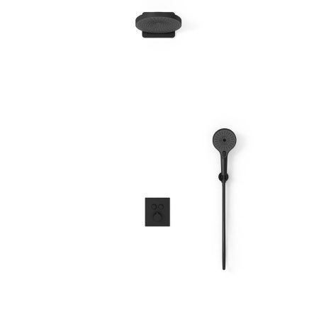 Душевая система Vincea VSFW-3I21T1MB встраиваемая в стену цвет черный с термостатом