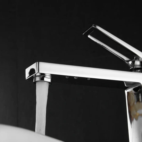 Смеситель для раковины Shevanik S6811 на столешницу хром - фото 4