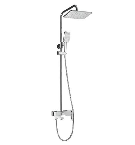 Душевая стойка Shevanik S9036F настенная цвет белый/хром - фото 2