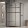 Душевой уголок RGW Passage 410877148-084L 140х80 стекло прозрачное профиль черный без поддона