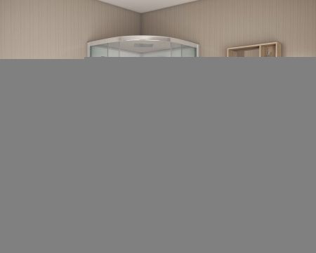 Душевая кабина Niagara Premium 60020114 100х100 четверть круга с крышей ориентация универсальная