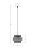 Светильник подвесной Arte Lamp Grid (Грид) A7069SP-1BK
