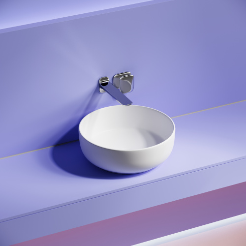Раковина Ceramica Nova TAYCAN 38 см CN12003MW накладная цвет белый матовый - фото 2
