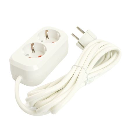 Удлинитель двухместный Stekker Home (Хоме) 49340