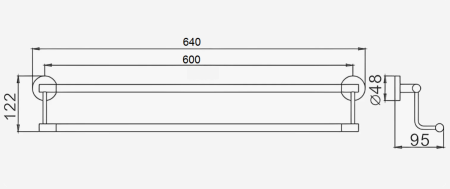 Полотенцедержатель D-Lin D252111