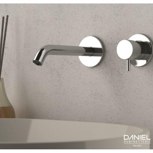 Смеситель для раковины Daniel Tokyo TK632PCR встраиваемый в стену хром - фото 2