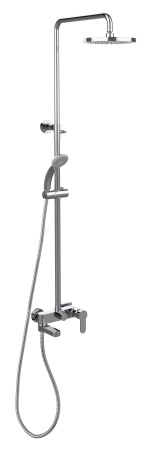 Душевая стойка Paffoni Light KITZCOL632CR71 настенная цвет хром