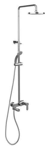 Душевая стойка Paffoni Light KITCOL632CR007 настенная цвет хром - фото 2
