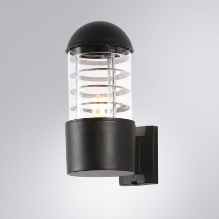 Уличный настенный светильник Arte Lamp Coppia (Цоппиа) A5217AL-1BK