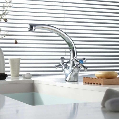 Смеситель для кухни G.Lauf QML QML4-A827 на столешницу хром - фото 4