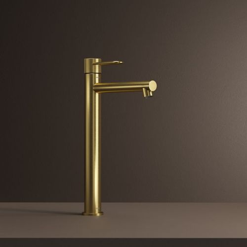Смеситель для раковины Iddis Duna DUNMG01i01 на столешницу золото - фото 2