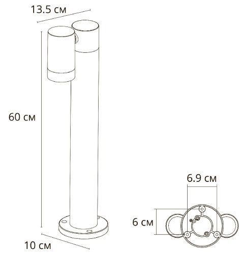 Ландшафтный светильник Arte Lamp MISTERO (МИСТЕРО) A3302PA-1BK - фото 2