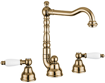 Смеситель Emmevi Deco Ceramic 121643/BR на раковину бронза