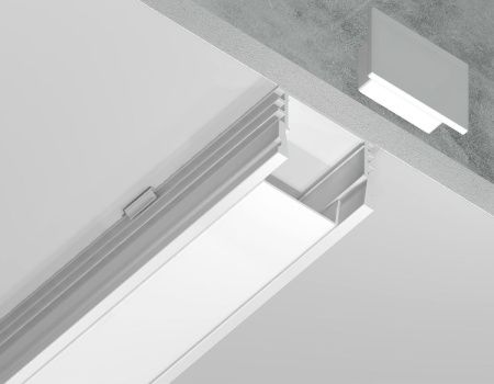 Алюминиевый накладной профиль Ambrella Light Alum Profile (Алум Профиле) GP1750WH