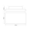 Светильник настенный Lucia Tucci Aero (Аеро) Aero W204 Bianco LED