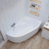 Ванна акриловая Lavinia Boho Bell Pro 3702160R 160х105 встраиваемая асимметричная без каркаса