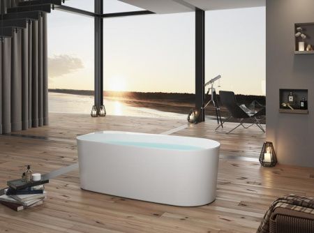 Ванна акриловая Allen Brau Priority 2.31001.21 170х80 отдельностоящая овальная с ножками