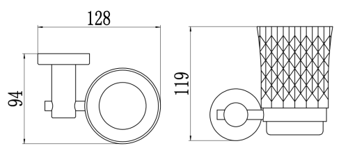 Стакан Savol S-005658 - фото 3