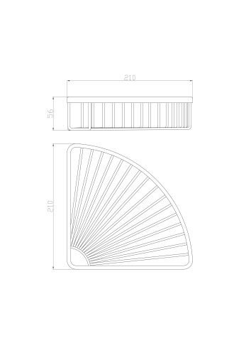 Полка для ванной комнаты Wonzon & Woghand WW-4118 - фото 2