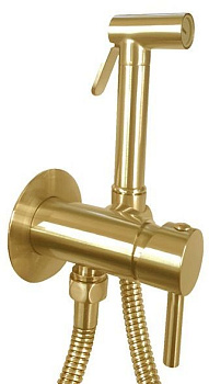 Гигиенический душ со смесителем Paffoni ZDUP110HGSP золото