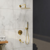 Душевая система RGW Shower Panels (Шоувер панелс) 51140855-06 встраиваемая в стену цвет золото