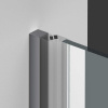 Душевая дверь Vincea Alpha VDP-3AL700CLGM 70х195 стекло прозрачное профиль вороненая сталь