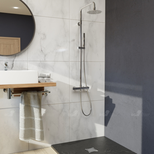 Душевая стойка RGW Shower Panels 21140121-01 настенная цвет хром - фото 2
