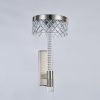 Бра Delight Collection Diamond cut (Диамонд цут) MB21020075-1A satin nickel