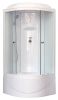 Душевая кабина Royal Bath ВК RB100BK6-WC 100х100 четверть круга с крышей