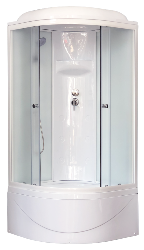 Душевая кабина Royal Bath ВК RB100BK6-WC 100х100 четверть круга