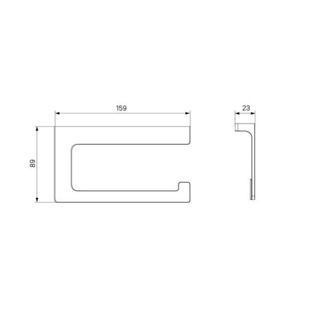 Бумагодержатель IDDIS Slide SLISC00i43