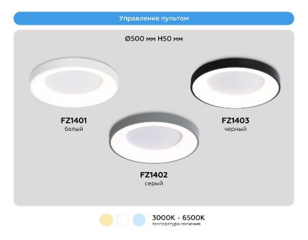 Светильник потолочный Ambrella Light Design (Десигн) FZ1401