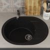 Кухонная мойка Uperwood ECON UPD-107 4910201246 60х45 цвет черный поверхность матовая