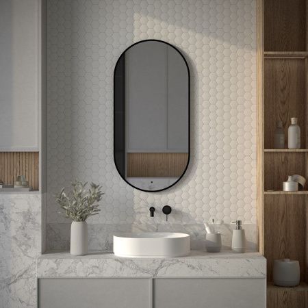 Зеркало с подсветкой Defesto AURA DF 2924R 50х100 подвесное