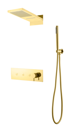 Душевая система Boheme Fusion 130-G встраиваемая цвет золото
