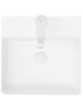Раковина из сантехнического фаянса WeltWasser WW SK 10000004643 40 см накладная цвет белый 1 отверстие под смеситель