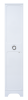 Шкаф-пенал Misty Лейла П-Лей0501-01Л 40х180 напольный цвет белый