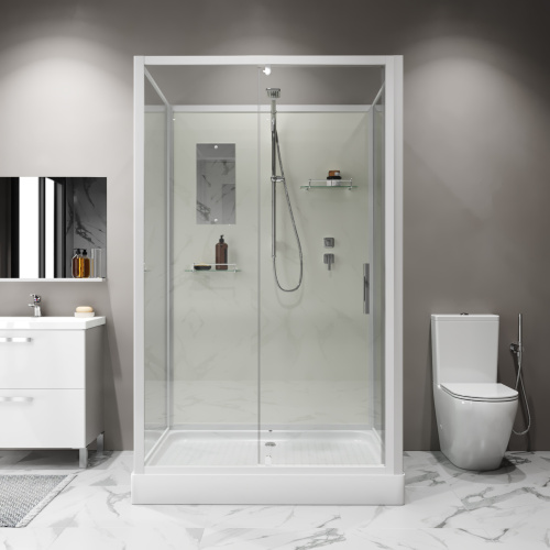 Душевая кабина Niagara Standart ST120/90/15Q/BK 120х90 прямоугольная - фото 5