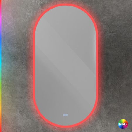 Зеркало с подсветкой Cezares CZR-SPC-ELS-550-1050-RGB-TCH 60х110 подвесное