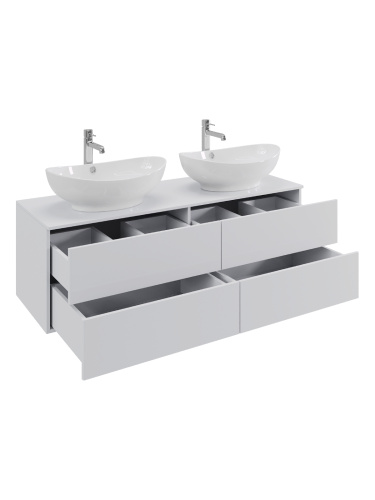 Тумба с раковиной Orange Otto Ot-130TuMDF+G56 130х45х62 - фото 3