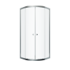 Душевой уголок Тритон Альфа-Хром Щ0000056788 80х80 стекло прозрачное профиль хром без поддона