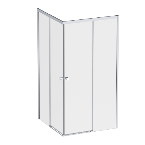 Душевой уголок Am.Pm X-joy W94G-403-100100-MТ1К 99х99 стекло прозрачное профиль хром матовый без поддона - фото 2