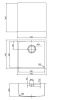 Кухонная мойка Iddis Edifice EDI44B0i77 45х45 цвет золото поверхность матовая