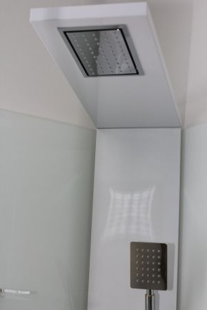 Душевая кабина Cerutti SPA CHIKA901T 90х90 пятиугольная без крыши ориентация универсальная