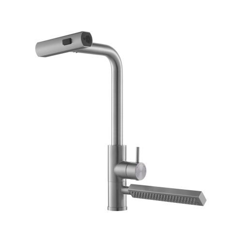 Смеситель для кухни Fashun A57131 на мойку сатин - фото 2