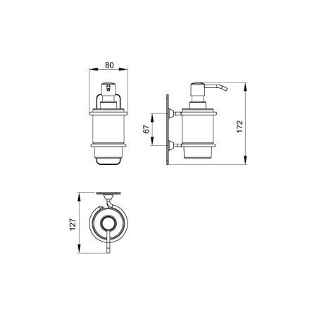 Дозатор Timo Nelson 150038/00