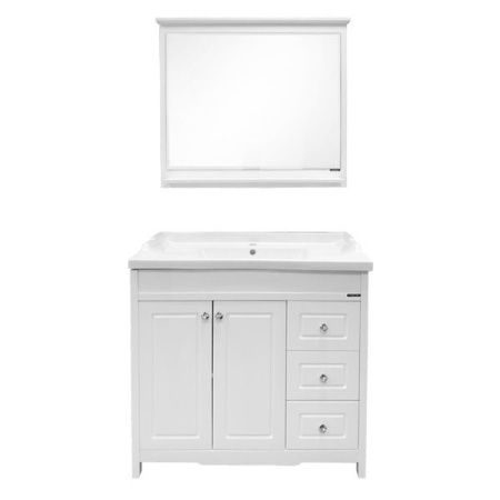 Тумба с раковиной Comforty Тбилиси 00003132630CF 90х50 напольная цвет белый