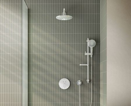 Душевой гарнитур Vitra Bliss A45743EXP настенный хром