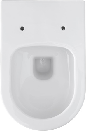 Чаша унитаза подвесная Allen Brau Priority 4.31001.20 цвет белый без сиденья безободковая каскадный смыв